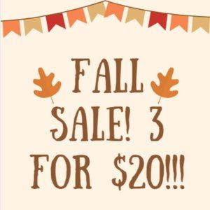 Choose any 3 items marked (3/$20) and pay $20.